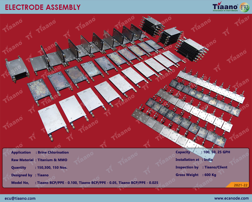 Electrode Assembly-25,50,100 GPH