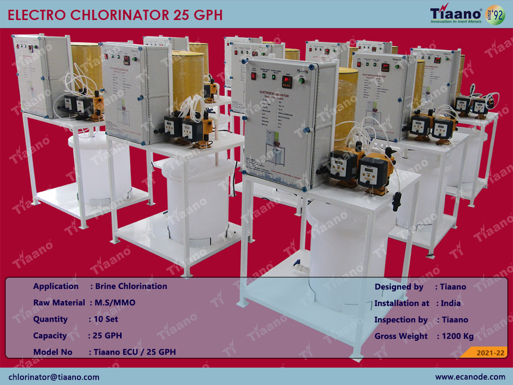 Electrochlorinator Electro Chlorinator – A water Disinfectant