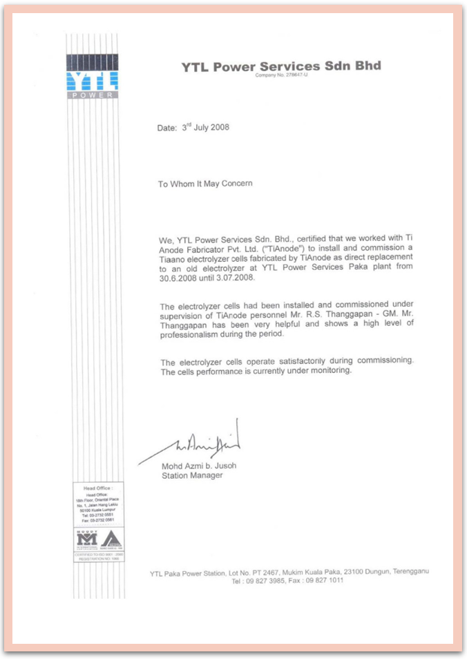 Certificate 5